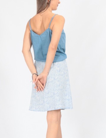 Fusta Vero Moda, albastru