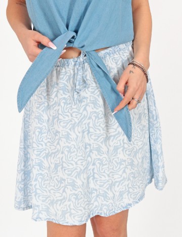 Fusta Vero Moda, albastru
