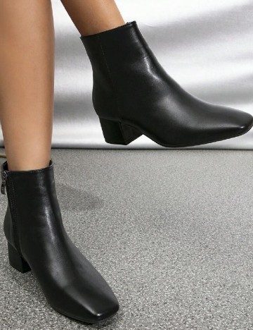 Botine SHEIN, negru