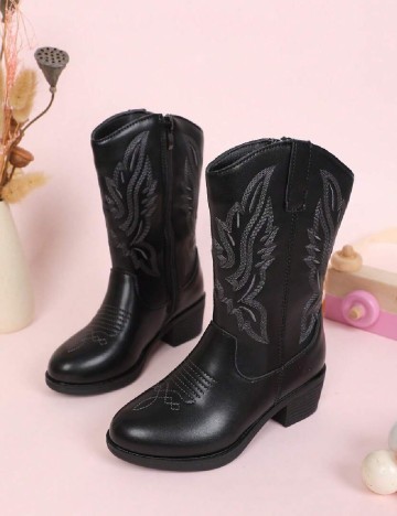 Cizme Shein Kids, negru