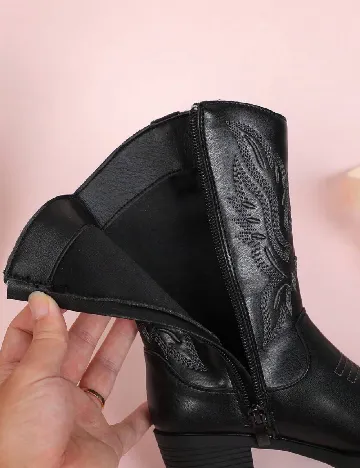 Cizme Shein Kids, negru