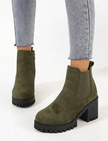 Botine SHEIN, verde
