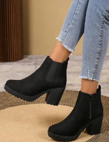 Botine SHEIN, negru