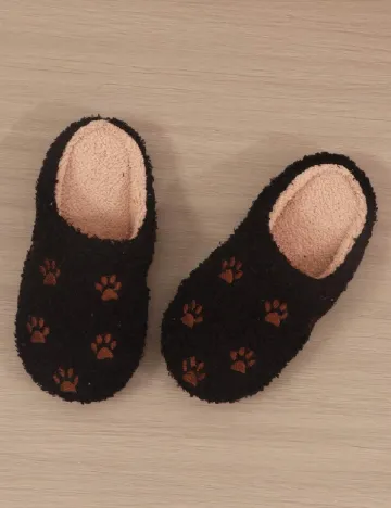 Papuci de Casa SHEIN, negru