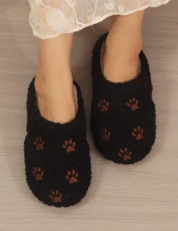 Papuci de Casa SHEIN, negru