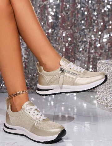 Adidasi SHEIN, auriu