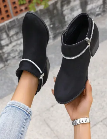 Botine SHEIN, negru