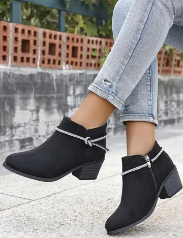Botine SHEIN, negru