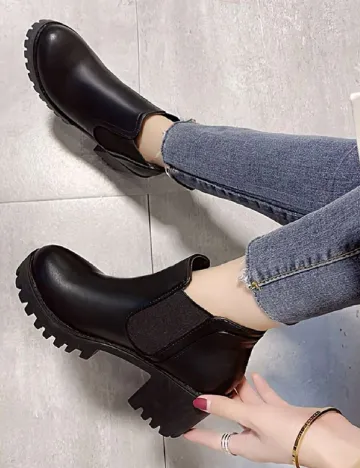 Botine SHEIN, negru
