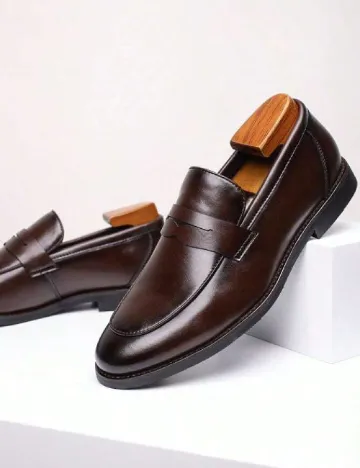 Mocasini SHEIN, maro