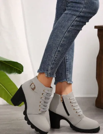 Botine SHEIN, gri