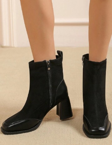Botine SHEIN, negru