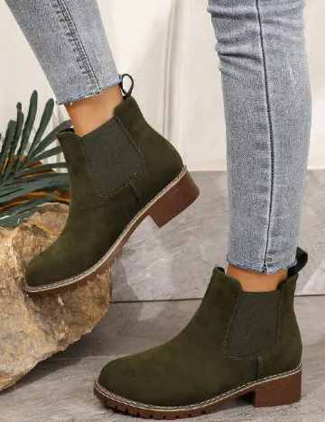 Botine SHEIN, verde