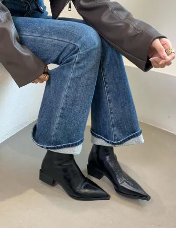 Botine SHEIN, negru
