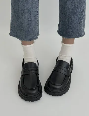 Mocasini SHEIN, negru