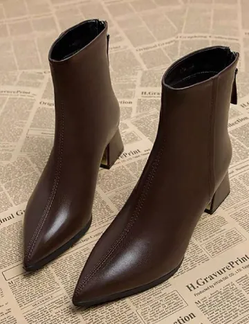 Botine SHEIN, maro
