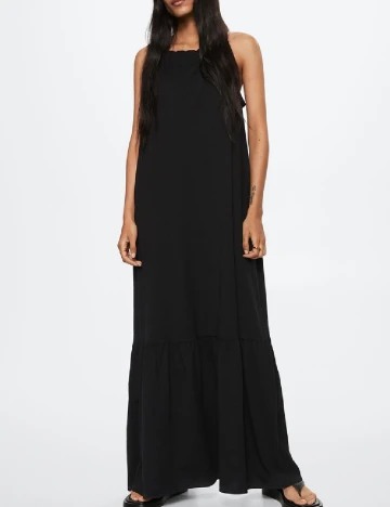Rochie lunga Mango, negru Negru