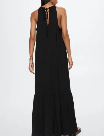 Rochie lunga Mango, negru Negru