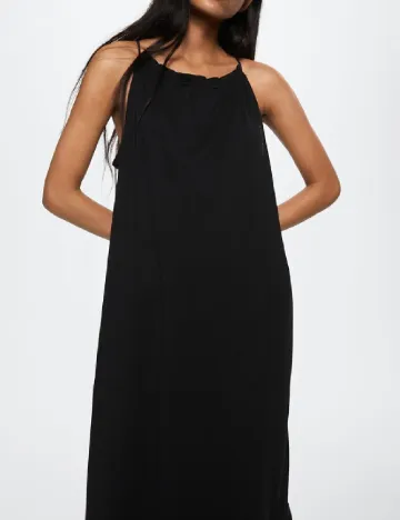 Rochie lunga Mango, negru Negru