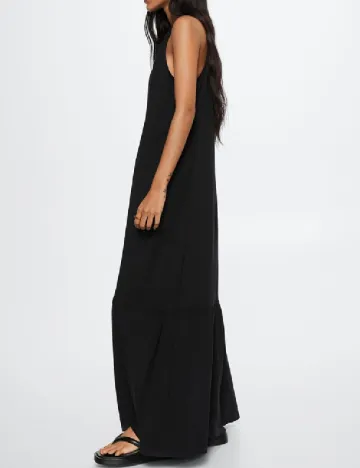 Rochie lunga Mango, negru Negru