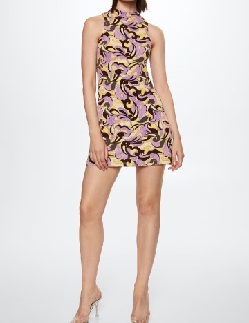 Rochie scurta Mango, mix culori