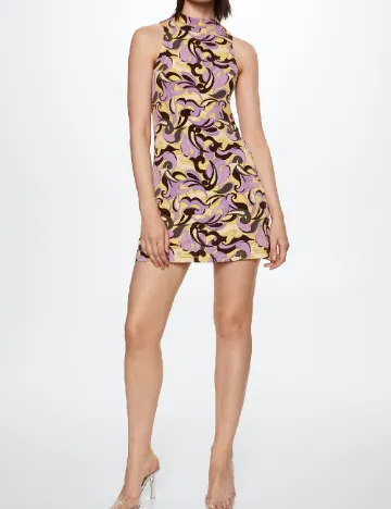 Rochie scurta Mango, mix culori