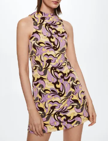 Rochie scurta Mango, mix culori
