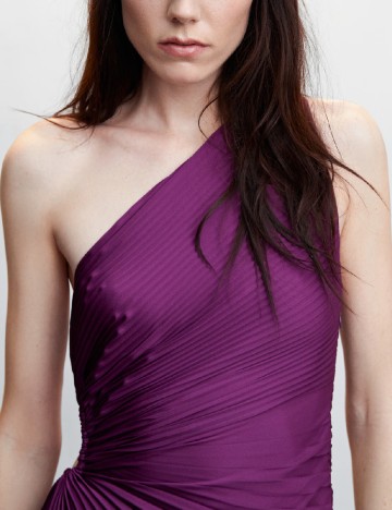 Rochie lunga Mango, mov