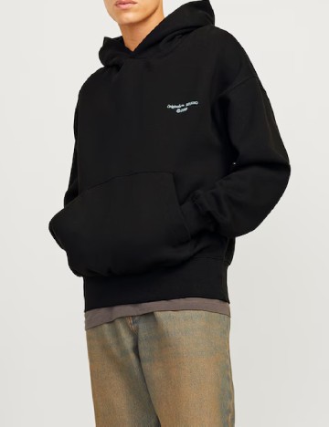 Hanorac Oversize Jack&Jones, negru