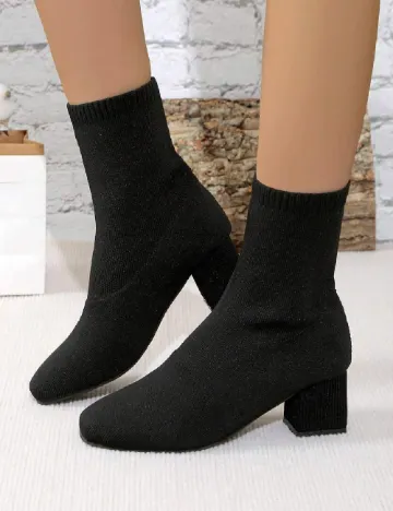 Botine SHEIN, negru