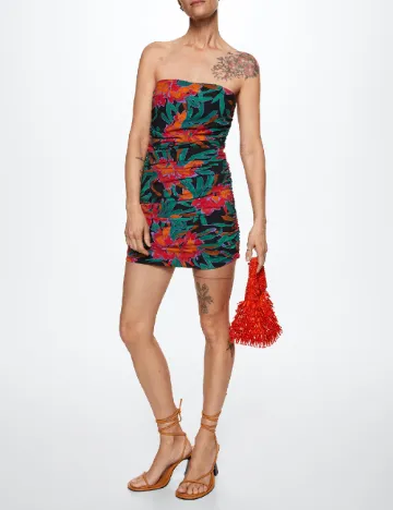 Rochie scurta Mango, mix culori