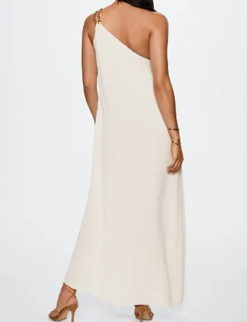 Rochie lunga Mango, alb Alb
