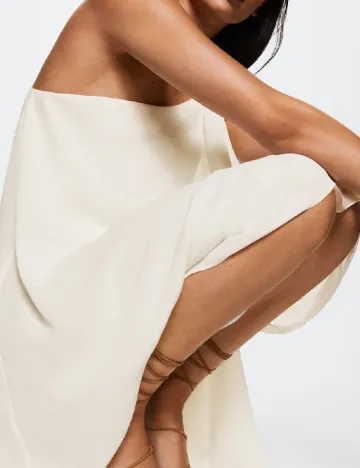 Rochie lunga Mango, alb Alb