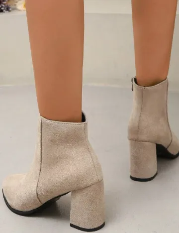 Botine SHEIN, crem