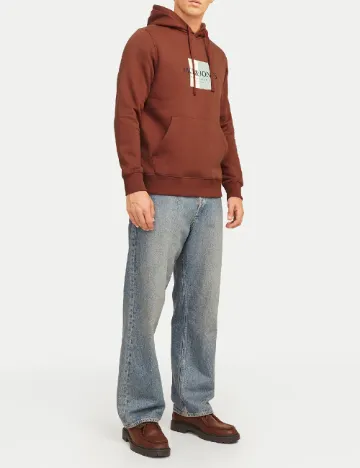 Hanorac Jack&Jones, caramiziu