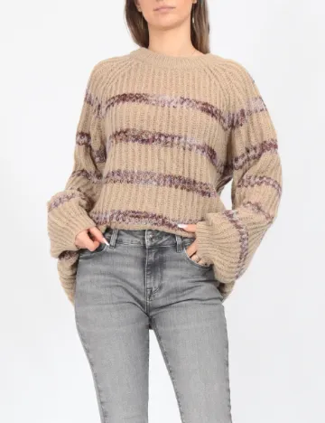Pulover Oversize Vero Moda, maro