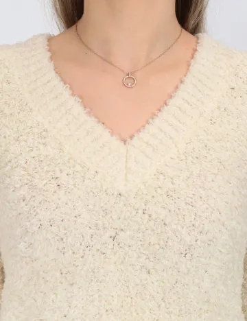 Pulover Vero Moda, ecru