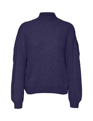 Pulover Vero Moda Curve, bleumarin