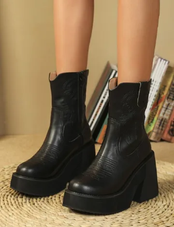 Botine SHEIN, negru