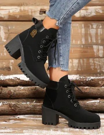 Botine SHEIN, negru