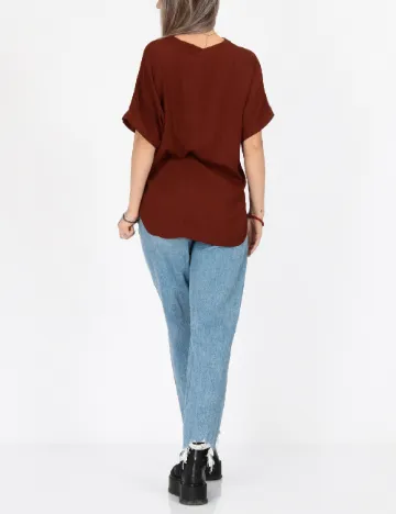 Bluza Vero Moda, caramiziu