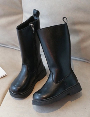 Cizme Shein Kids, negru