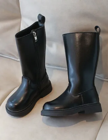 Cizme Shein Kids, negru