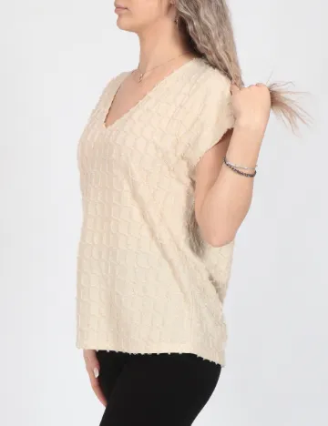 Bluza Vero Moda, ecru