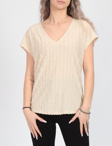 Bluza Vero Moda, ecru