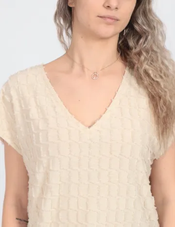 Bluza Vero Moda, ecru