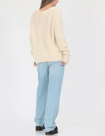 Pulover Vero Moda, ecru