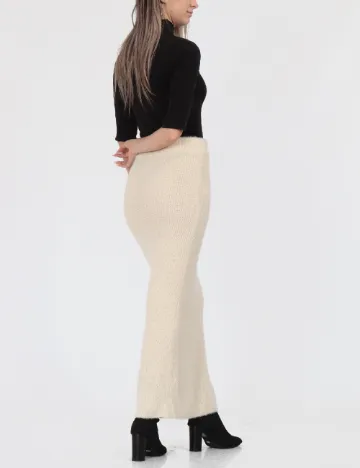 Fusta Vero Moda, ecru