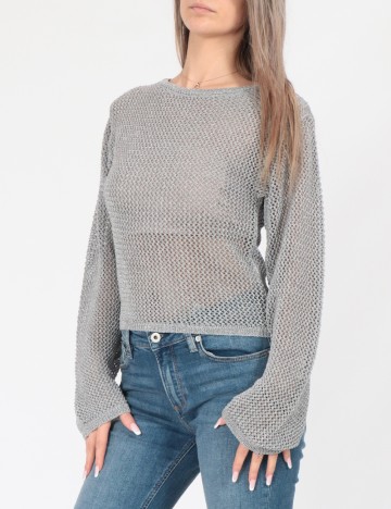 Bluza Noisy May, argintiu