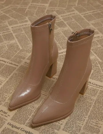Botine SHEIN, maro